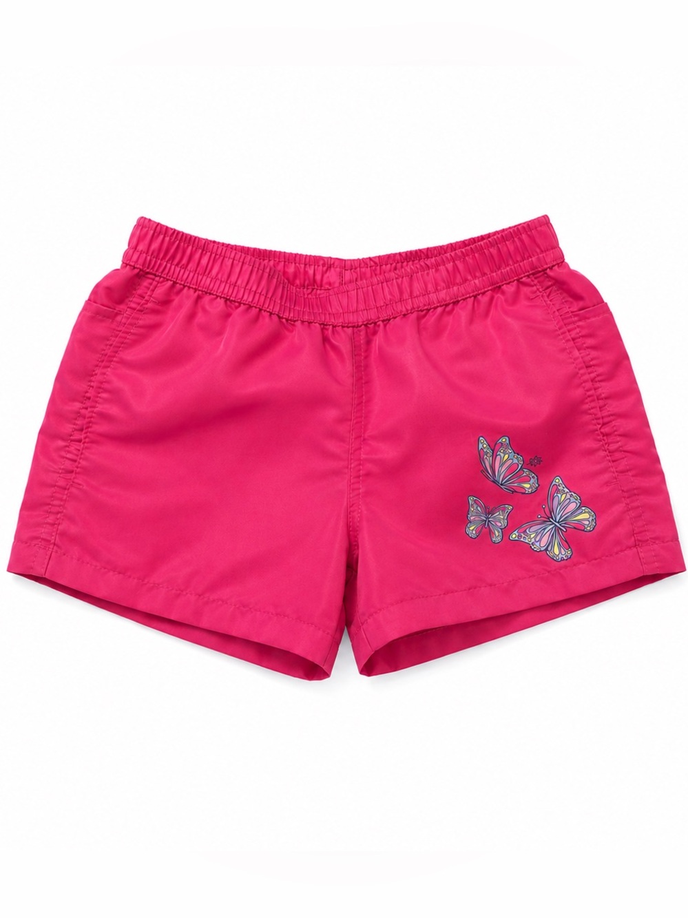 UV Skinz Girls' Pink Butterfly Swim Trunks